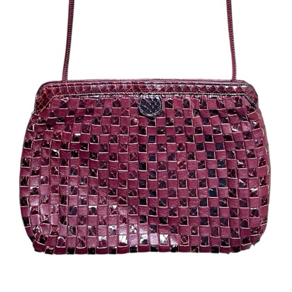 Vintage Palizzio Leather Shoulder Bag/Clutch